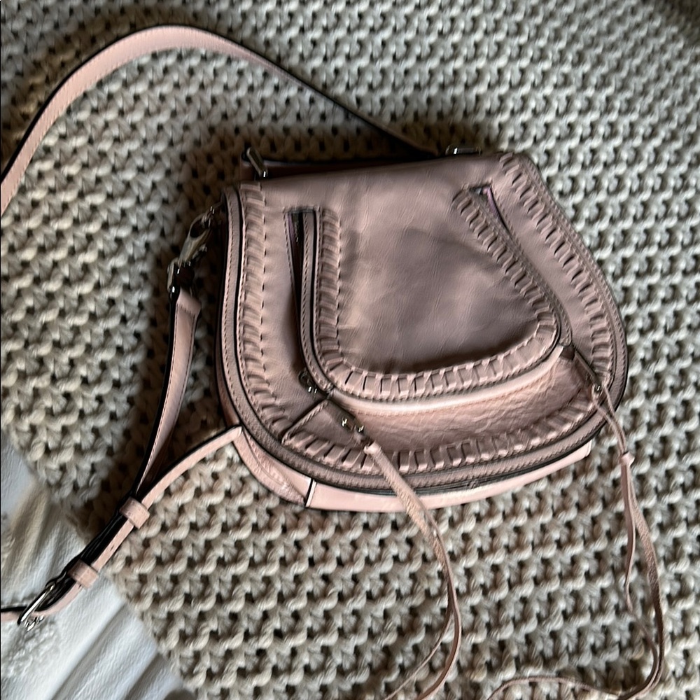 Rebecca Minkoff Pink Crossbody Bag with Elegant Detailing